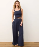 Sophia Double Cloth Palazzo Pant