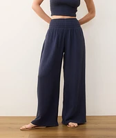 Sophia Double Cloth Palazzo Pant