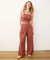 Sophia Double Cloth Palazzo Pant