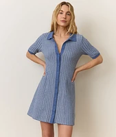 Alice Textured Polo Dress