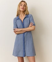 Alice Textured Polo Dress