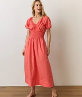 Emery Poplin Midi Dress