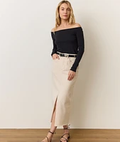 Lexi Rib Sun-In Off the Shoulder Top