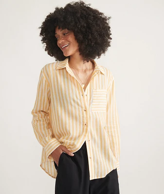 Abbey Linen Button Down