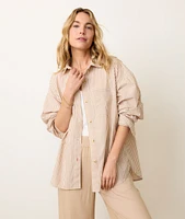 Gracey Oversized Shirt Cali Poplin