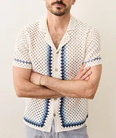 Archive Ace Crochet Resort Shirt