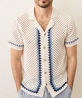 Archive Ace Crochet Resort Shirt