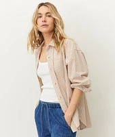 Gracey Oversized Shirt Cali Poplin