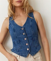 Daisy Denim Vest