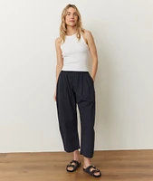 Kyra Poplin Barrel Pant