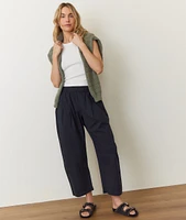 Kyra Poplin Barrel Pant