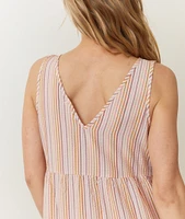 Corinne Seersucker Maxi Dress