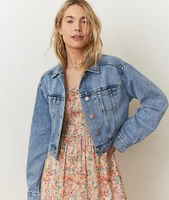 Ash Crop Denim Jacket