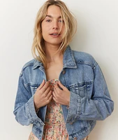 Ash Crop Denim Jacket