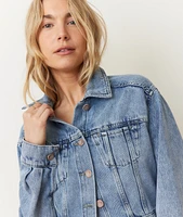 Ash Crop Denim Jacket