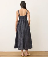 Rosette Eyelet Dress