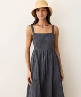 Rosette Eyelet Dress