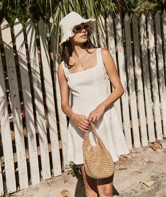 Denisse Hemp Mini Dress