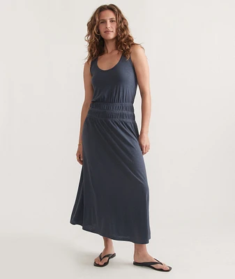 Juliet Slub Midi Dress