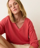 Cloud 9 Terry V-Neck Sweatshirt