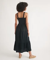 Selene Double Cloth Maxi Dress