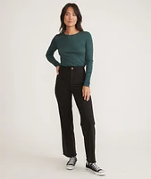 Lexi Rib Long Sleeve Crew Tee