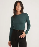 Lexi Rib Long Sleeve Crew Tee