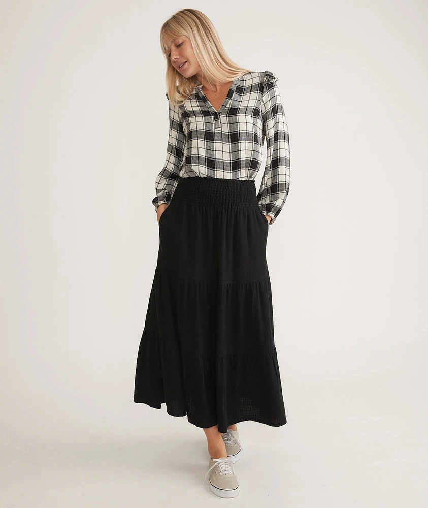 Chloe Smocked Maxi Skirt