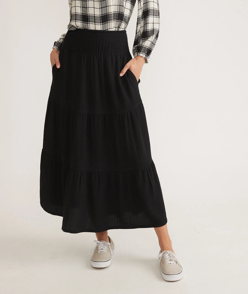 Chloe Smocked Maxi Skirt