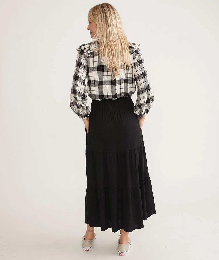 Chloe Smocked Maxi Skirt