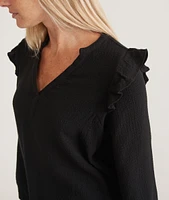 Jamie Ruffle Sleeve Top