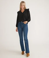 Jamie Ruffle Sleeve Top