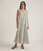 Corinne Double Cloth Maxi Dress