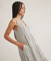 Corinne Double Cloth Maxi Dress