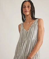 Corinne Double Cloth Maxi Dress