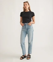 Lexi Rib Sun-In Crew Tee