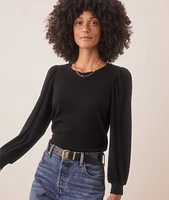 Lexi Rib Puff Sleeve Top