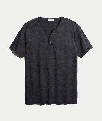 Shortsleeve Henley Charcoal