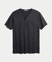 Shortsleeve Henley Charcoal