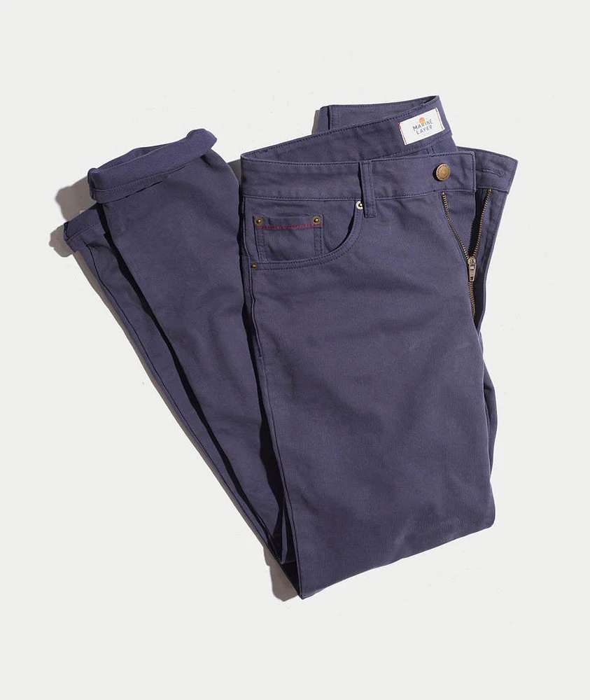 Beck 5 Pocket Pant Blue Nights