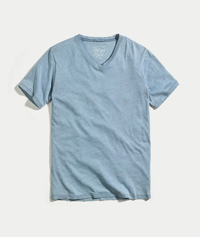 Signature V-Neck - Faded Indigo