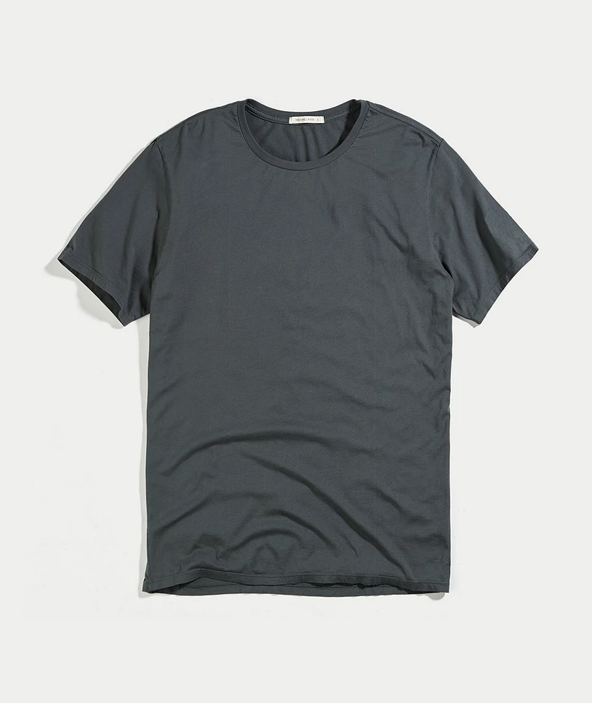 Signature Crewneck Tee - Asphalt Grey