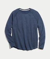 Double Knit Baseball Raglan Deep Denim