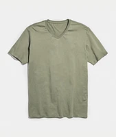 Signature V-Neck Worn Olive