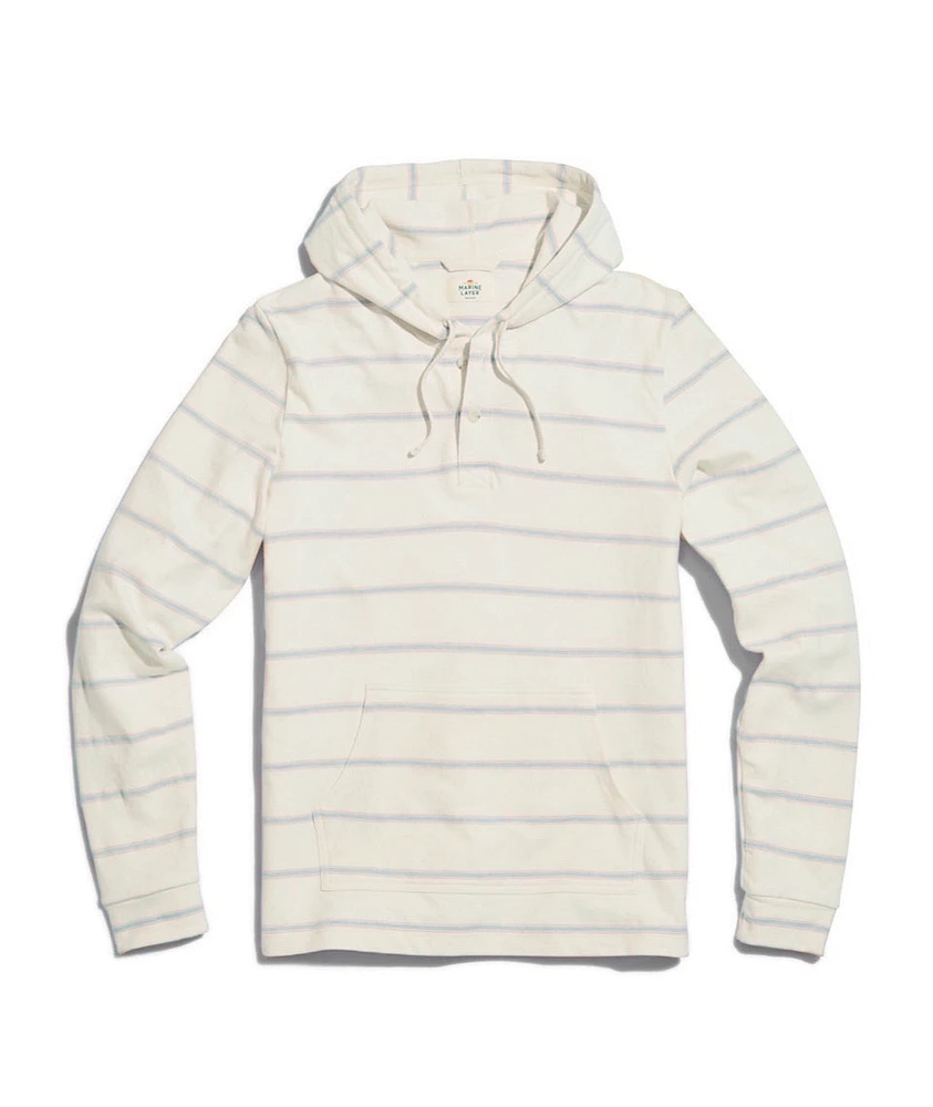 Beach Hoodie Natural Stripe