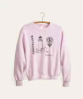 80s Coastline Massachusetts Lighthouse Crewneck