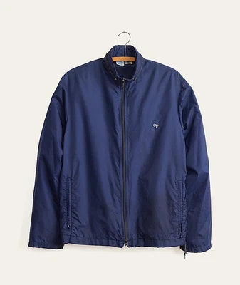 OP Zip front Windbreaker in Navy (Large)