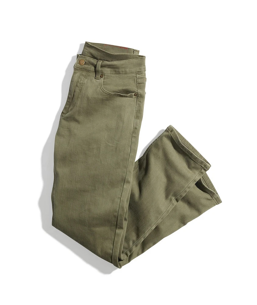 5 Pocket Slim Straight Twill Pant