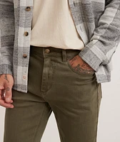 5 Pocket Slim Straight Twill Pant
