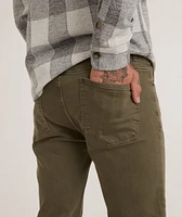 5 Pocket Slim Straight Twill Pant
